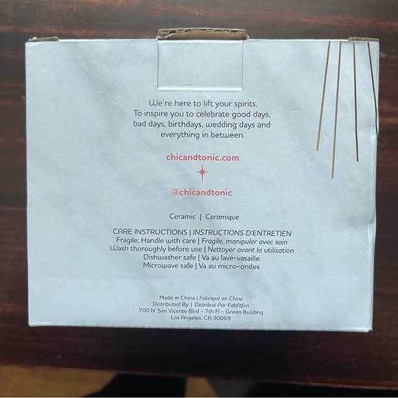 New in Box Blue Snowflake Mug - Picture 6 of 6